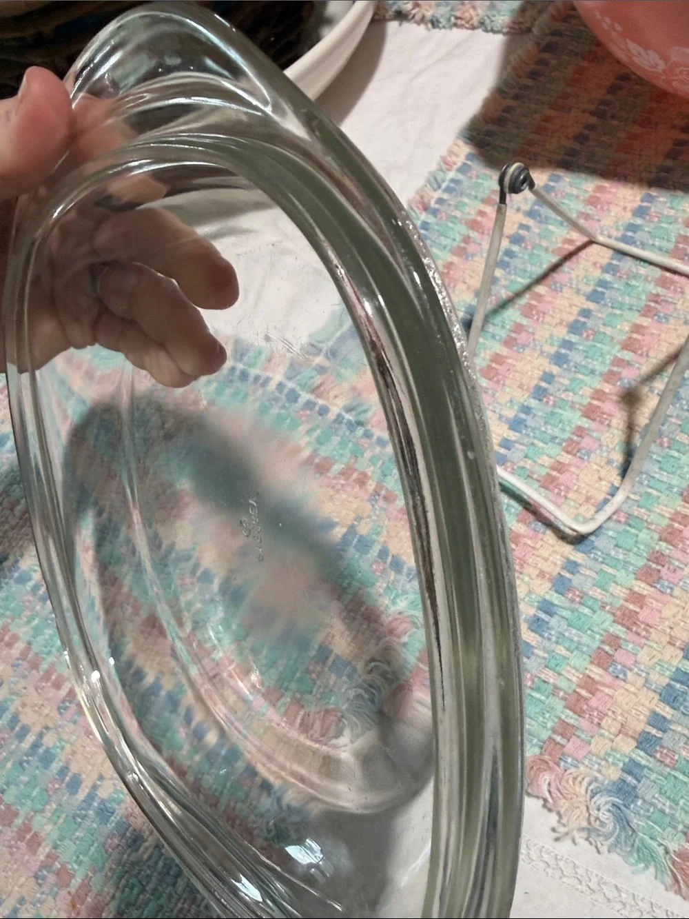 Pyrex Clear Glass Casserole Dish replacement lid 3055